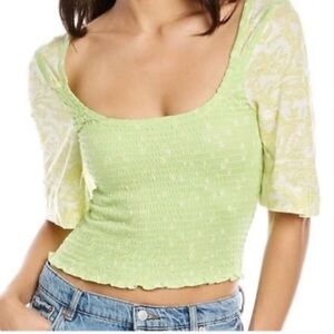 Free People Merigold Smocked Top